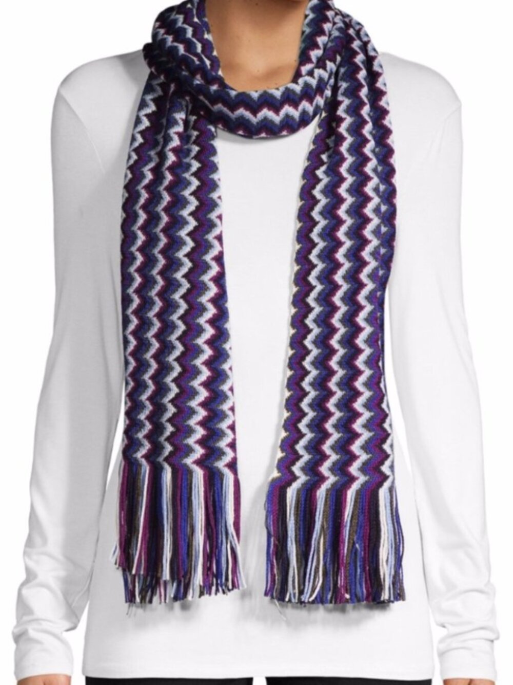 NWT~MISSONI~Zigzag Scarf, Multi